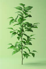 Fototapeta premium An isolated green plant