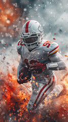 american football players abstract phone wallpaper