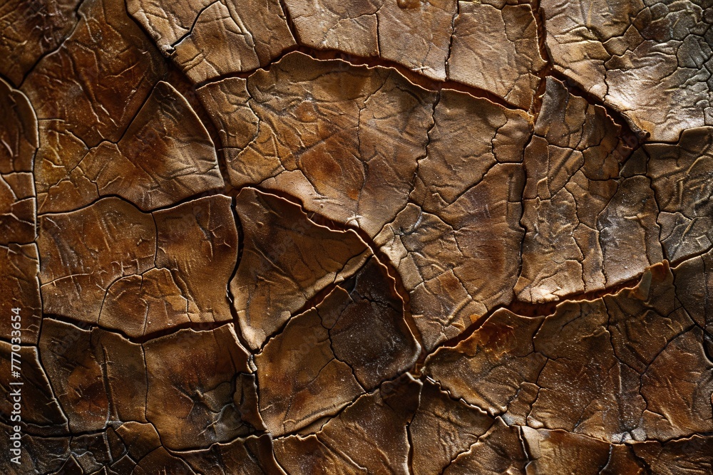 Aufkleber the textured leather a study in pattern and material generative ai