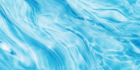 surface of crystalline blue water pool