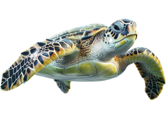 turtle isolated on white background