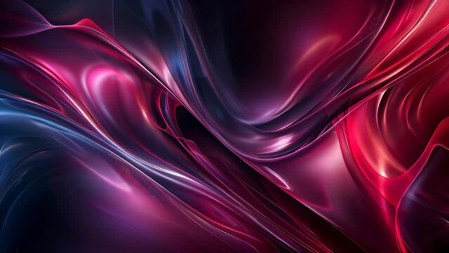 abstract background with smooth lines in red and purple colors, computer generated images