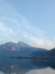 lake in the mountains