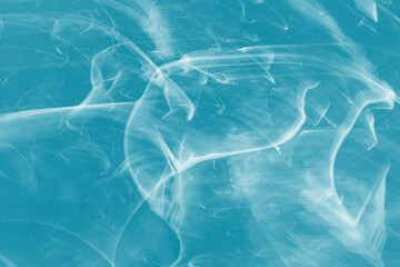 Light Lagoon Blue Abstract 3d geometric background design