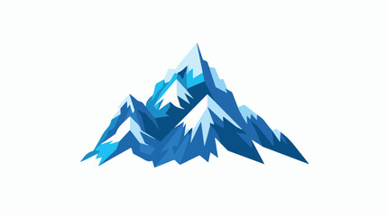 Mountain logo vector illustration Flat vector isolated