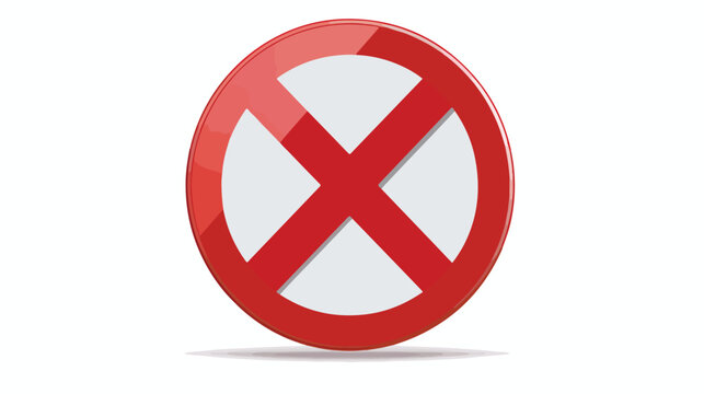 No entry traffic sign vector . No direct traffic icon