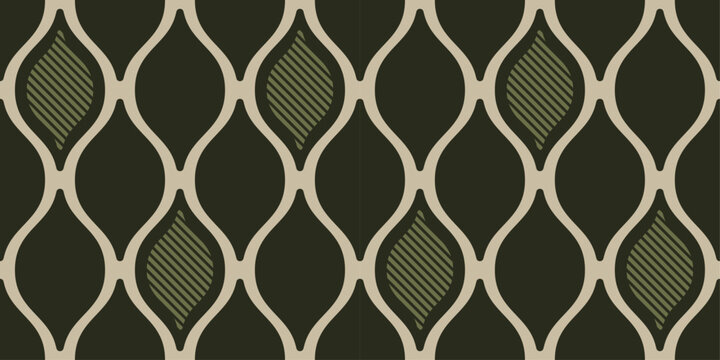 ogee ornament seamless pattern, ethnic geometric oriental traditional design, mullticolor, embroidery pattern, applicable for clothing, wrapping, carpet, wallpaper, fabric, textile and cover