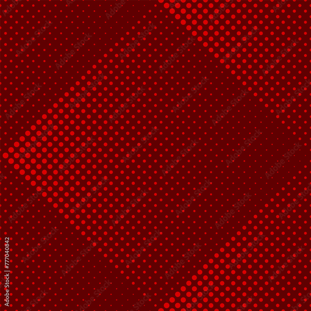 Poster geometrical abstract halftone circle pattern wallpaper - repeating vector graphic