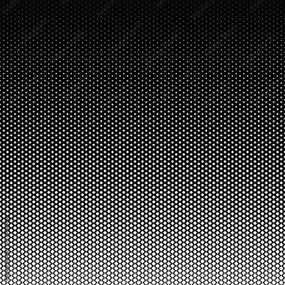 Poster abstract geometric monochrome repeating square pattern background - black and white vector design