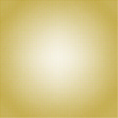 Vektor Halbton Hintergrund Rund mit Punkten - Design Element mit Verlauf - Quadrat mit rundem Verlauf - Punkte Muster und Textur - Overlay Ebene gelb