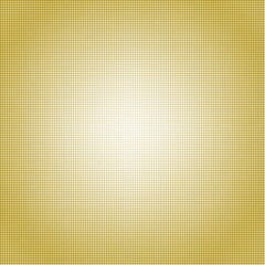 Vektor Halbton Hintergrund Rund mit Punkten - Design Element mit Verlauf - Quadrat mit rundem Verlauf - Punkte Muster und Textur - Overlay Ebene gelb