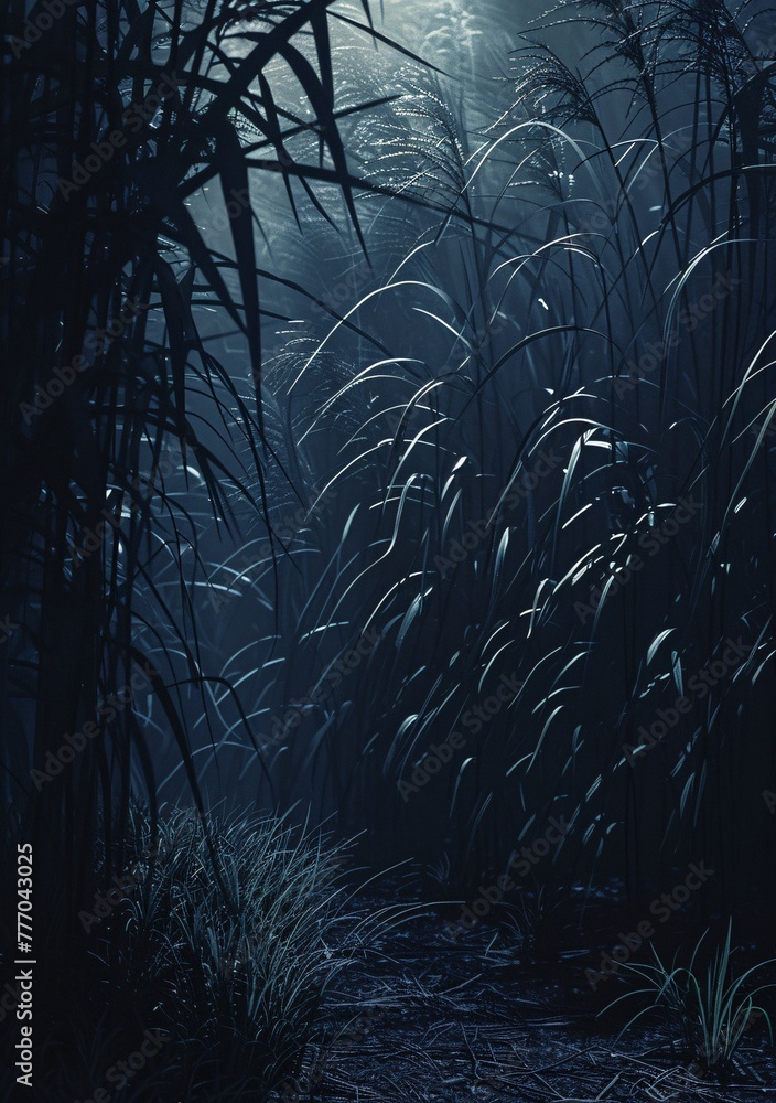 Poster the enchanted path a journey through the whispering woods generative ai