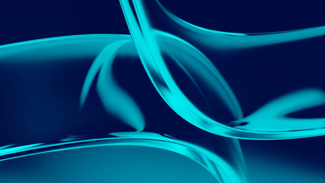 Hard Light Lagoon Blue Shiny Glowing Effects Abstract background design