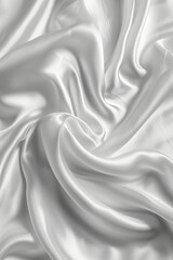 Elegant white silk or satin cloth texture perfect for luxurious wedding backgrounds
