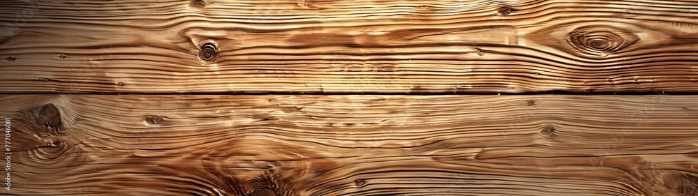 Poster the art of wood a close-up view of the texture and patterns of wood grain generative ai