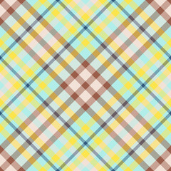 Plaid pattern vector. Check fabric texture. Seamless textile design for clothes, paper print.