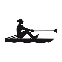 Rowing Silhouette