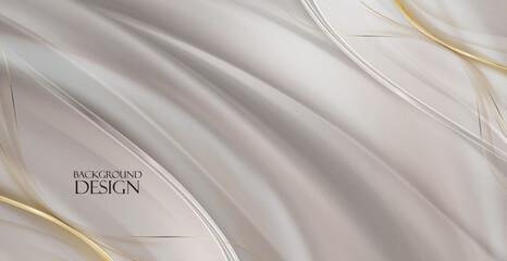 Luxury wave style abstract background design.