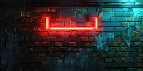 Exceptions Glowing in Neon on Masonry Wall with Dark Background. 3D Rendered Illustration for Online Ads and Direct Mailers