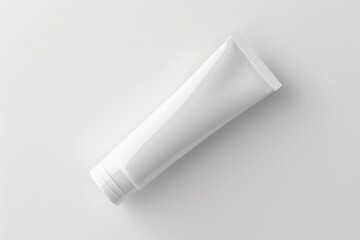Professional Blank Tube Mockup for Logo Branding and Cosmetics Presentation - Isolated, White, and Clear 3D Rendered Skincare Cream, Ointment, Toothpaste, Glue, and Gel Bottle Template