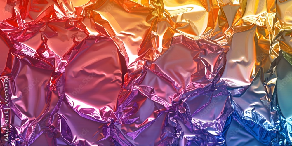 Poster vibrant texture a colorful exploration of light and shadow generative ai