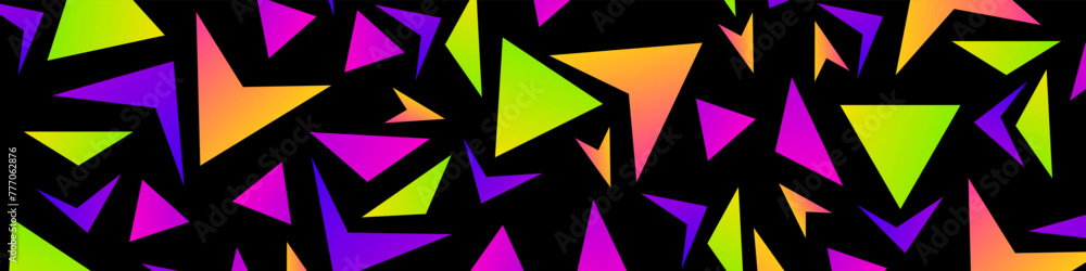 Poster background with multicolor geometric shapes. different shapes pattern modern abstract vector backgro