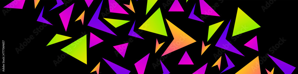 Poster background with multicolor geometric shapes. different shapes pattern modern abstract vector backgro