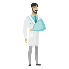 doctor pose with cool hair world health day medicine