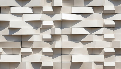 Climbing wall made of random, interlocking pavers; concept background image