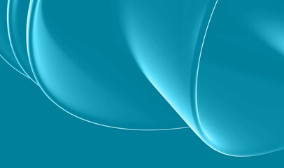 Lagoon Blue Abstract Creative Background Design