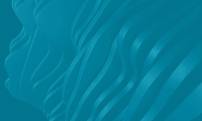 Lagoon Blue Abstract Creative Background Design