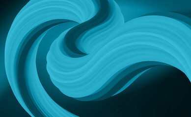 Lagoon Blue Abstract Creative Background Design