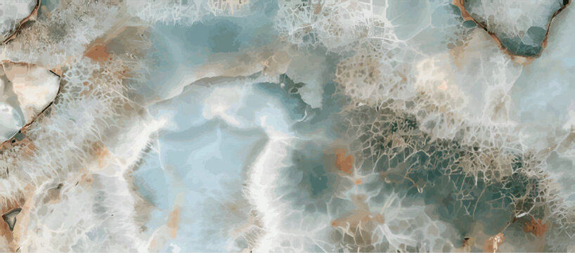 Ash blue gray marble stone natural onyx texture wall tiles abstract stroke blended grunge effect dark shadow light gradient vector background digital illustration