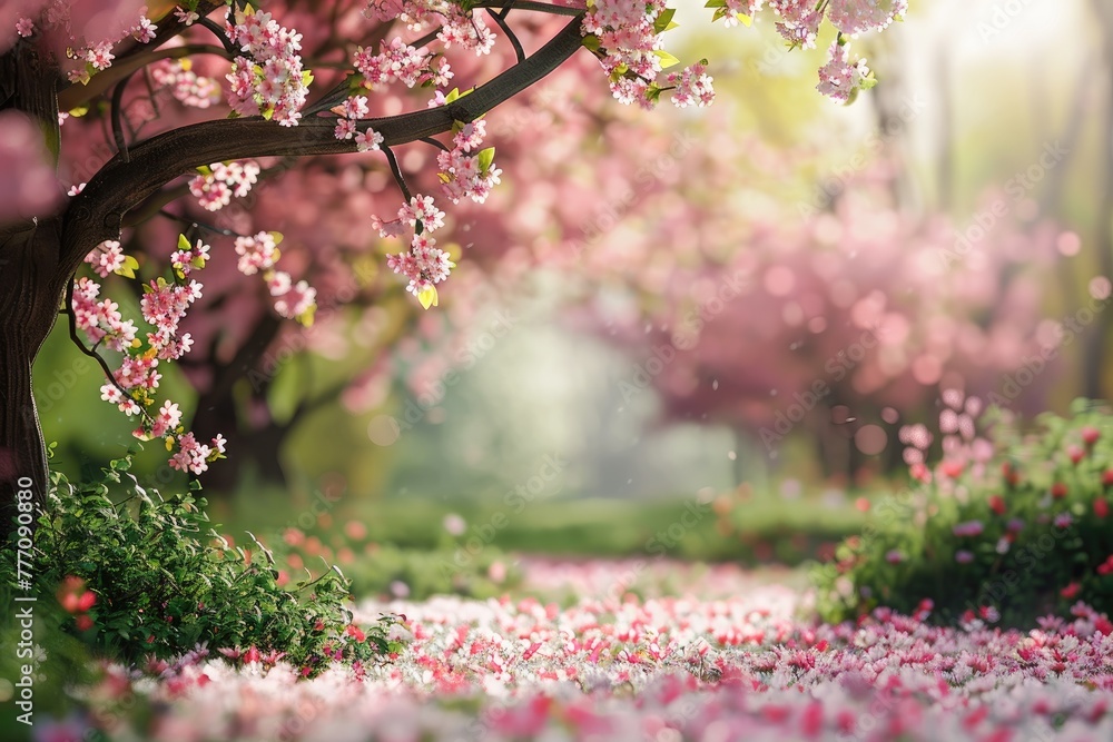 Poster spring background spring background spring background