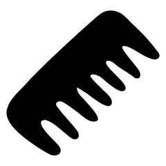 An icon design of comb

