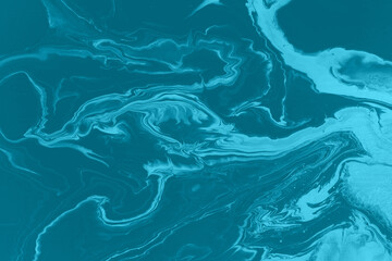 Lagoon Blue Abstract Creative Background Design