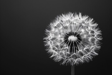 The Silent Whispers A Dandelion's Journey Through the Air Generative AI