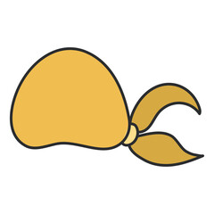 Perfect design icon of hair extension

