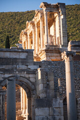 Celsus Library in ancient city Ephesus, Anatolia in Selcuk, Turkey. . High quality photo - 777093892