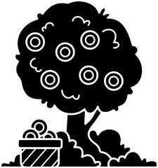 money illustration business silhouette coin logo finance icon growth outline investment banking wealth tree plant economy success financial grow shape currency watering profit for vector graphic