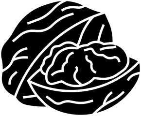 walnut illustration hazelnut silhouette pecan logo nut icon healthy outline cashew food seed leaf almond branch snack tree leaves shape plant pistachio diet for vector graphic background