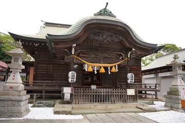 Naklejka premium 日本の千葉県にある菊田神社