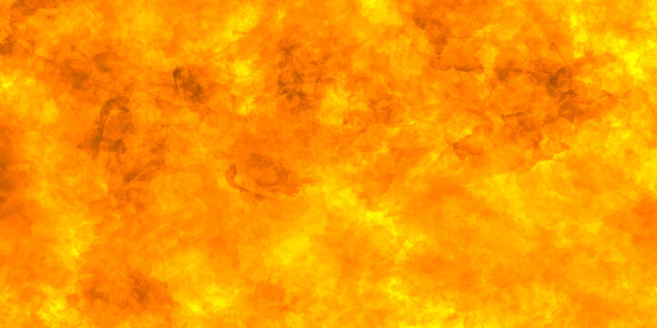 Abstract yellow fire flame watercolor background texture .splash acrylic fire flame background .banner for wallpaper .watercolor wash aqua painted texture .abstract hand paint square stain backdrop .