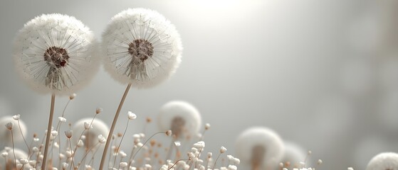 Elegant dandelionthemed sympathy card for funeral support and comfort. Concept Sympathy Card Design, Elegant Dandelion Illustration, Funeral Support, Comforting Message