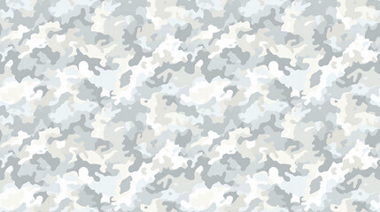 texture camouflage hiver militaire qui se répète - sans bord	