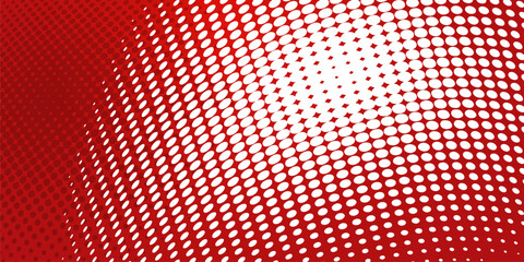 Halftone Pop Art Style Starburst Pattern Cartoon Background Vintage tone light effect. Vector illustration wow gradient design banner