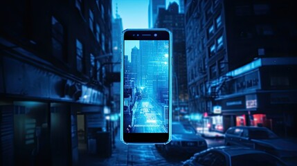 urban blue light phone