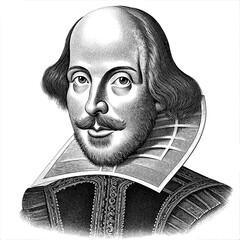 Inspiration Personified Explore a Range of William Shakespeare Portrait Images for Your Artistic Endeavors!, generative AI	