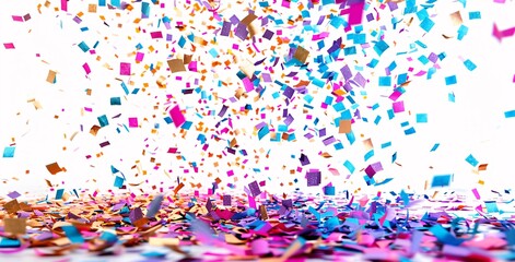 Celebration in Confetti A Vibrant and Festive Image Generative AI