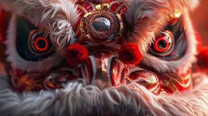 The Majestic Lion-Dragon A Symbol of Power and Wisdom Generative AI